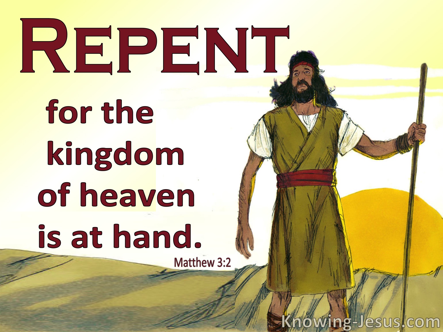 What Does Repent Mean In The Gospel